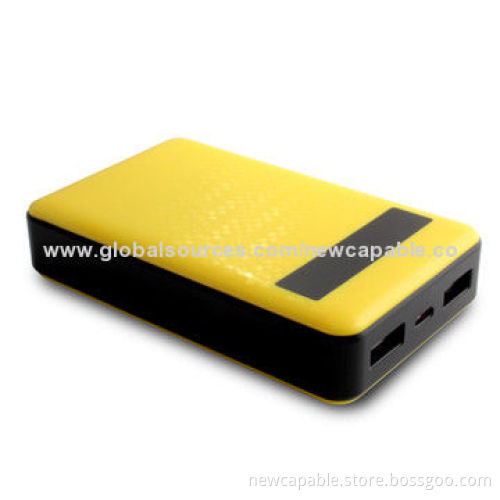 2A input power bank, dual outputNew